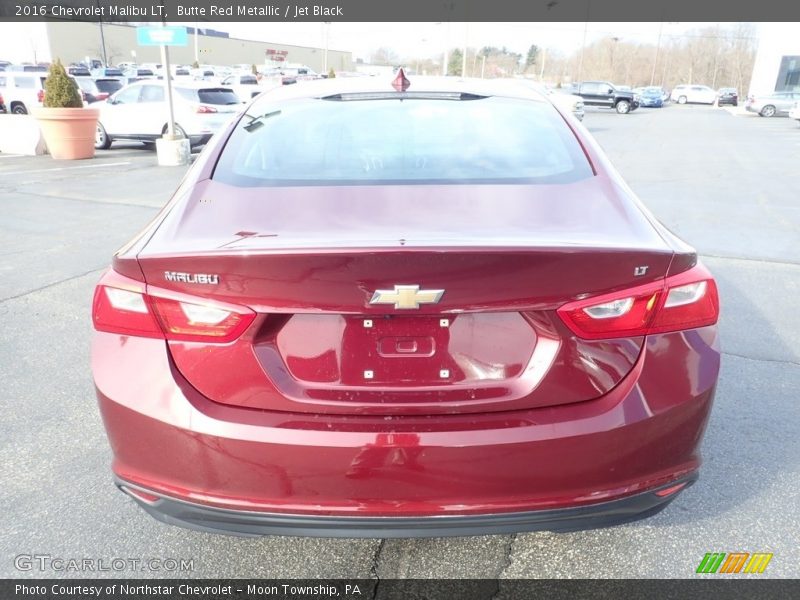 Butte Red Metallic / Jet Black 2016 Chevrolet Malibu LT