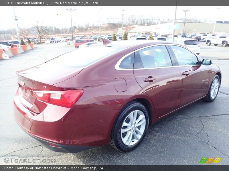 Butte Red Metallic / Jet Black 2016 Chevrolet Malibu LT