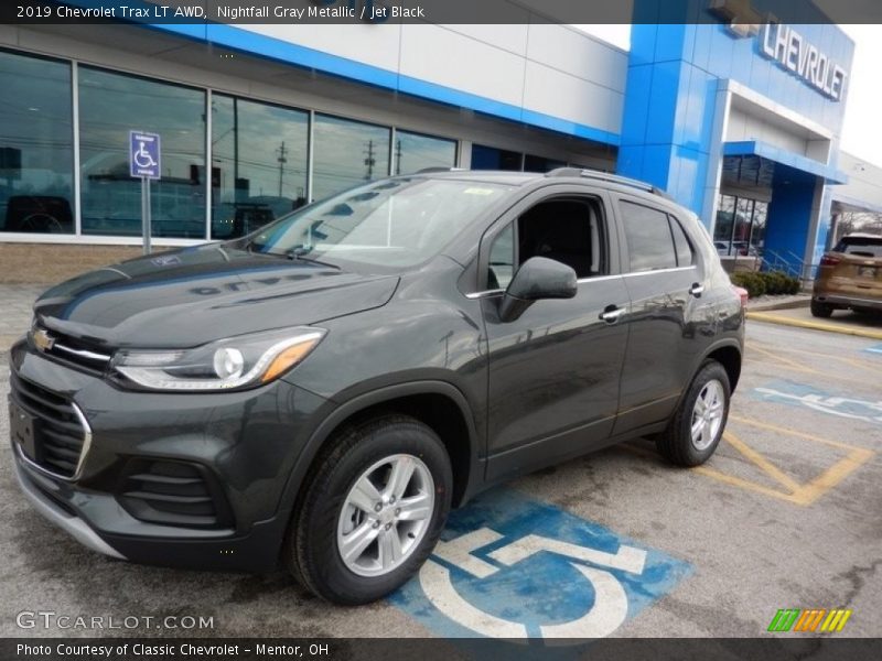 Nightfall Gray Metallic / Jet Black 2019 Chevrolet Trax LT AWD