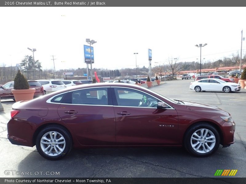 Butte Red Metallic / Jet Black 2016 Chevrolet Malibu LT