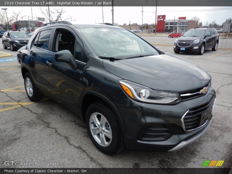 Nightfall Gray Metallic / Jet Black 2019 Chevrolet Trax LT AWD