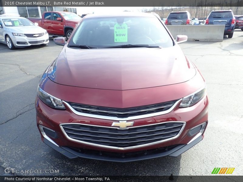 Butte Red Metallic / Jet Black 2016 Chevrolet Malibu LT