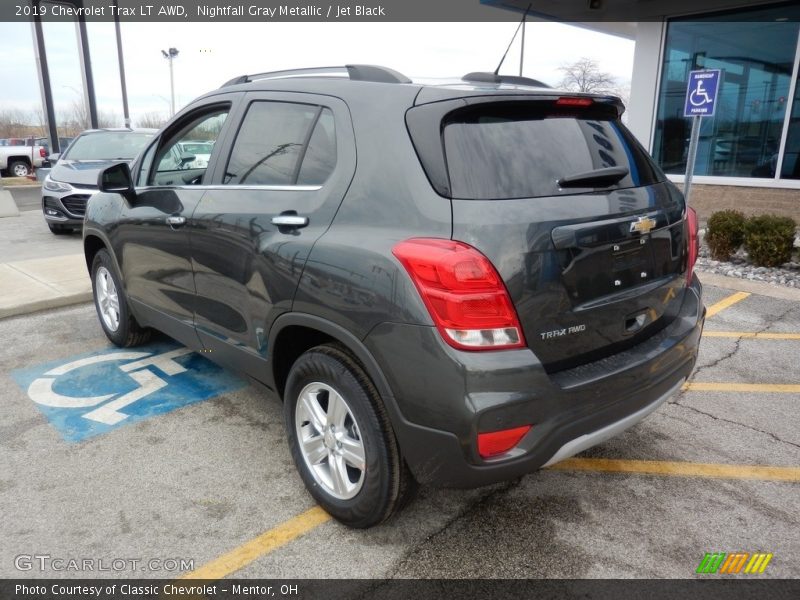 Nightfall Gray Metallic / Jet Black 2019 Chevrolet Trax LT AWD