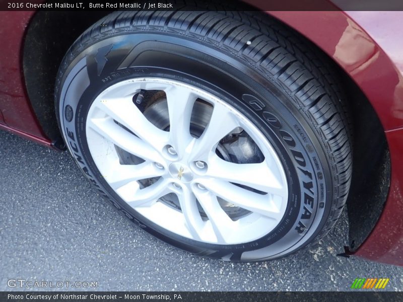 Butte Red Metallic / Jet Black 2016 Chevrolet Malibu LT