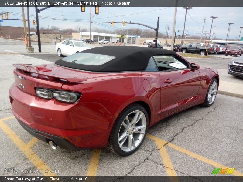 Garnet Red Tintcoat / Kalahari 2019 Chevrolet Camaro LT Convertible