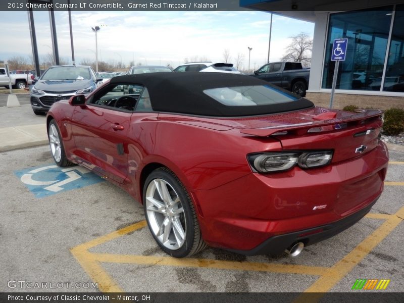 Garnet Red Tintcoat / Kalahari 2019 Chevrolet Camaro LT Convertible