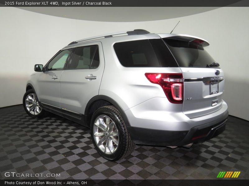 Ingot Silver / Charcoal Black 2015 Ford Explorer XLT 4WD