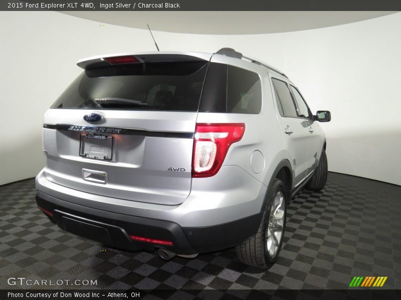 Ingot Silver / Charcoal Black 2015 Ford Explorer XLT 4WD