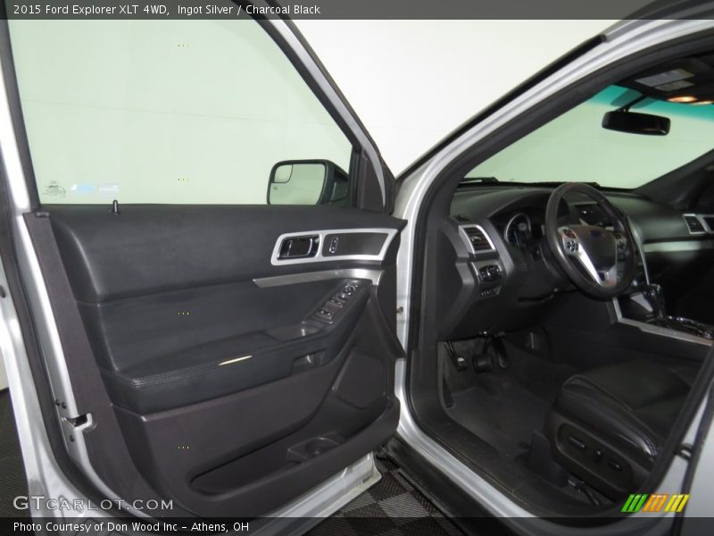 Ingot Silver / Charcoal Black 2015 Ford Explorer XLT 4WD