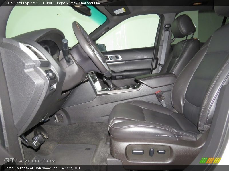 Ingot Silver / Charcoal Black 2015 Ford Explorer XLT 4WD