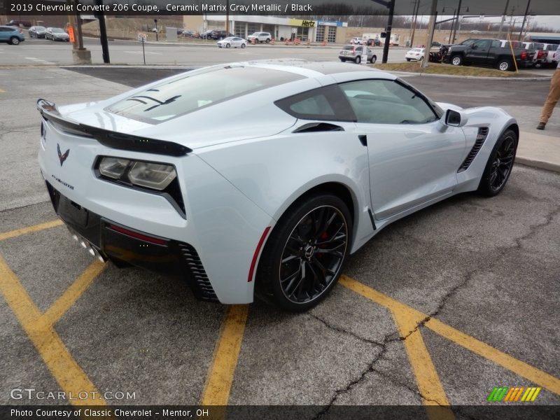Ceramic Matrix Gray Metallic / Black 2019 Chevrolet Corvette Z06 Coupe