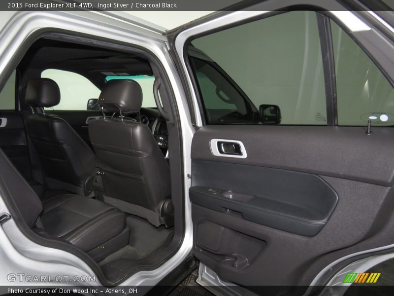 Ingot Silver / Charcoal Black 2015 Ford Explorer XLT 4WD