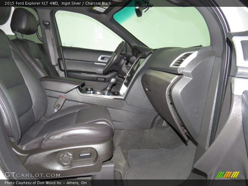 Ingot Silver / Charcoal Black 2015 Ford Explorer XLT 4WD