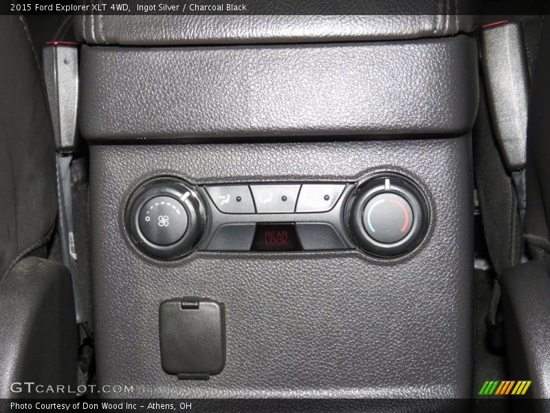 Ingot Silver / Charcoal Black 2015 Ford Explorer XLT 4WD