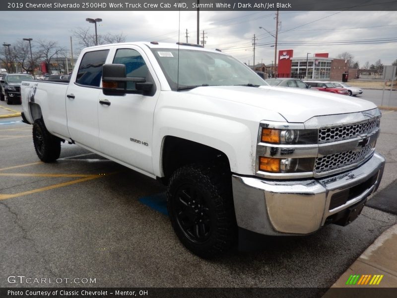 Summit White / Dark Ash/Jet Black 2019 Chevrolet Silverado 2500HD Work Truck Crew Cab 4WD
