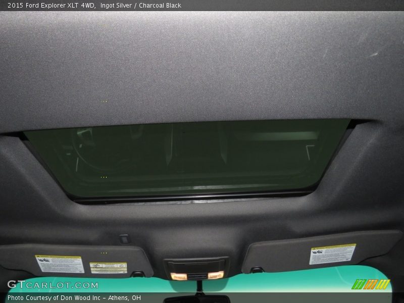 Ingot Silver / Charcoal Black 2015 Ford Explorer XLT 4WD