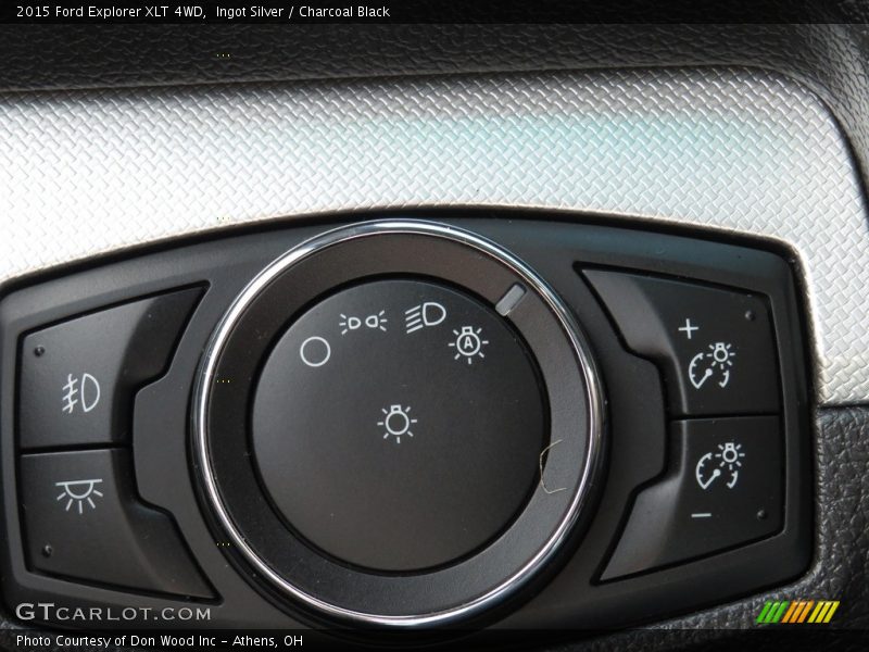 Ingot Silver / Charcoal Black 2015 Ford Explorer XLT 4WD