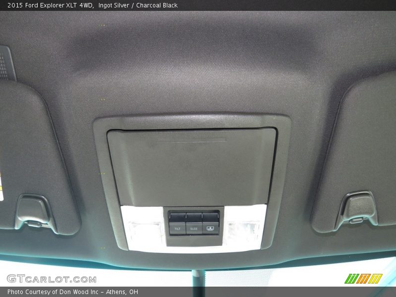 Ingot Silver / Charcoal Black 2015 Ford Explorer XLT 4WD