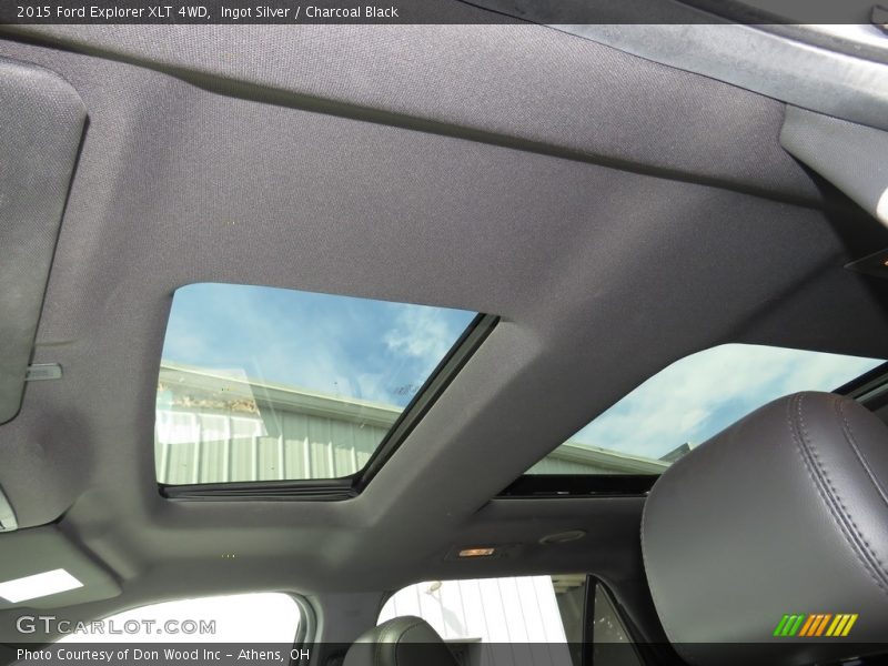 Ingot Silver / Charcoal Black 2015 Ford Explorer XLT 4WD