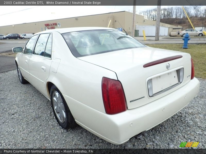 White Diamond / Neutral Shale Beige 2003 Cadillac DeVille DTS