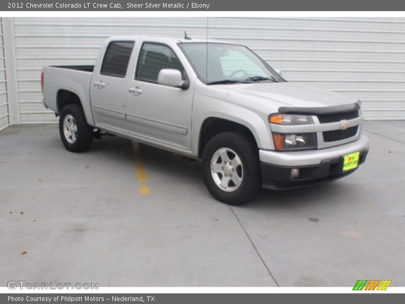 Sheer Silver Metallic / Ebony 2012 Chevrolet Colorado LT Crew Cab