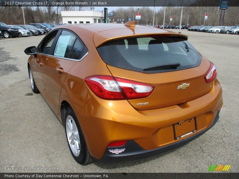 Orange Burst Metallic / Jet Black 2017 Chevrolet Cruze LT