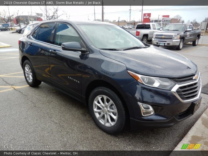 Storm Blue Metallic / Jet Black 2019 Chevrolet Equinox LT AWD