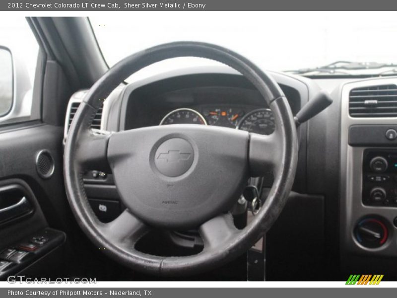 Sheer Silver Metallic / Ebony 2012 Chevrolet Colorado LT Crew Cab