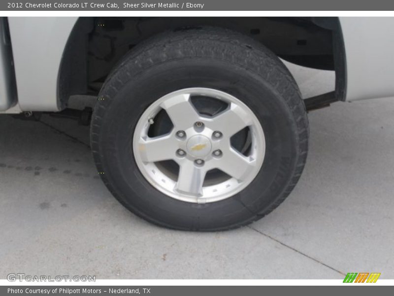 Sheer Silver Metallic / Ebony 2012 Chevrolet Colorado LT Crew Cab
