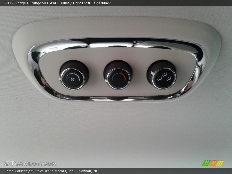Billet / Light Frost Beige/Black 2019 Dodge Durango SXT AWD