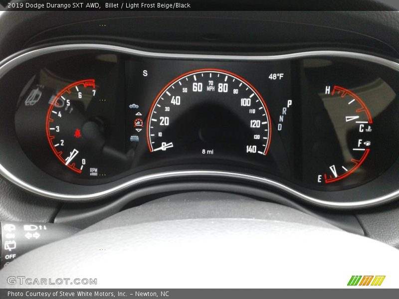 Billet / Light Frost Beige/Black 2019 Dodge Durango SXT AWD