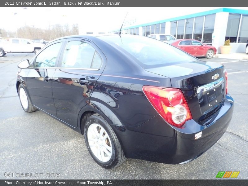 Black / Jet Black/Dark Titanium 2012 Chevrolet Sonic LT Sedan