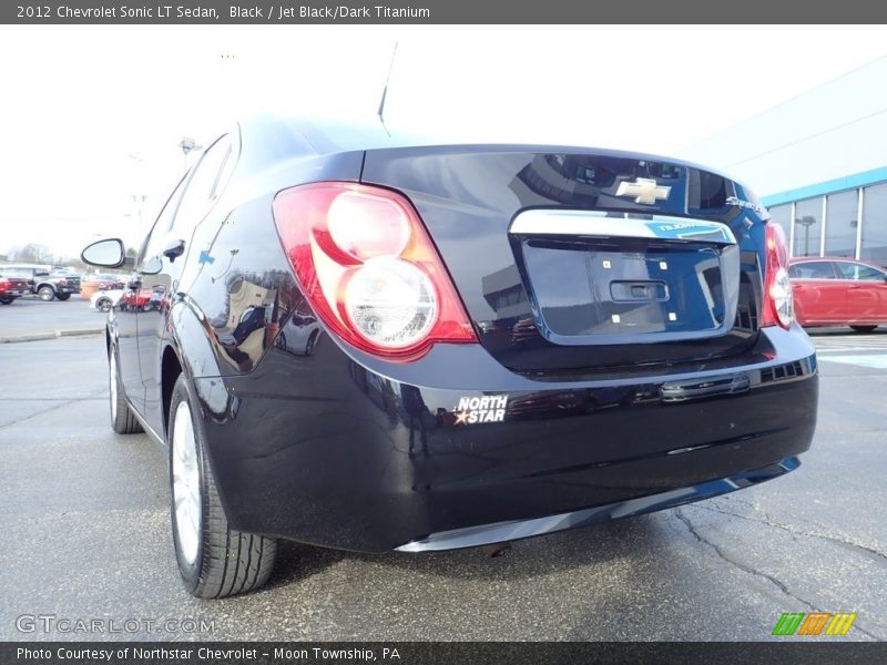 Black / Jet Black/Dark Titanium 2012 Chevrolet Sonic LT Sedan