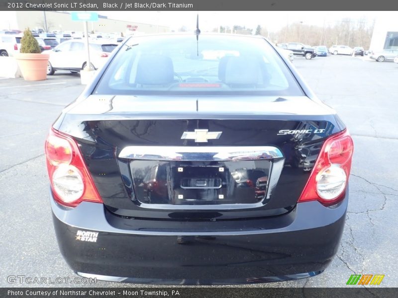 Black / Jet Black/Dark Titanium 2012 Chevrolet Sonic LT Sedan