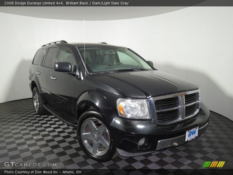 Brilliant Black / Dark/Light Slate Gray 2008 Dodge Durango Limited 4x4