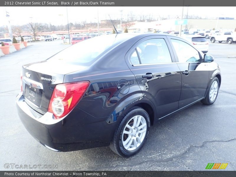 Black / Jet Black/Dark Titanium 2012 Chevrolet Sonic LT Sedan