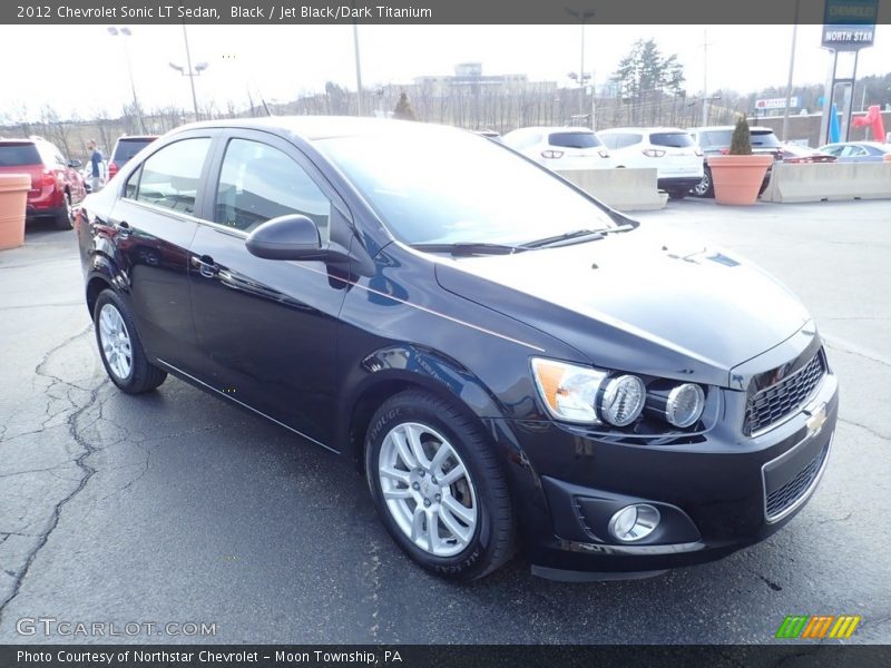 Black / Jet Black/Dark Titanium 2012 Chevrolet Sonic LT Sedan