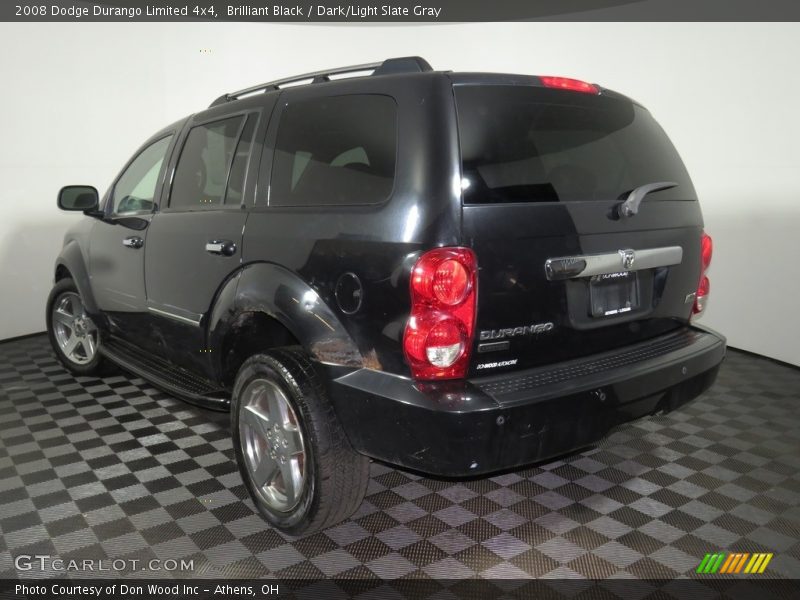 Brilliant Black / Dark/Light Slate Gray 2008 Dodge Durango Limited 4x4