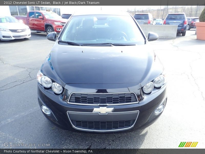 Black / Jet Black/Dark Titanium 2012 Chevrolet Sonic LT Sedan