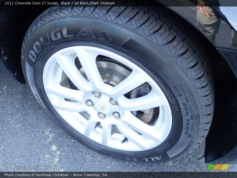 Black / Jet Black/Dark Titanium 2012 Chevrolet Sonic LT Sedan