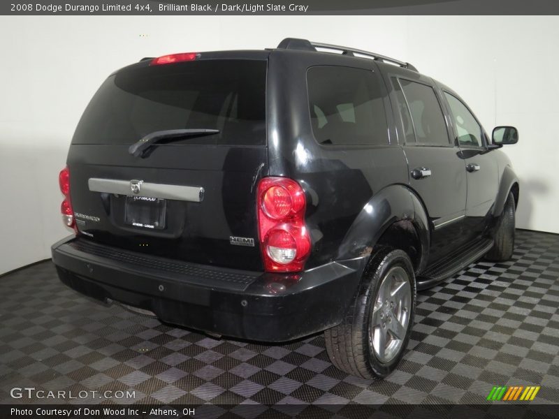 Brilliant Black / Dark/Light Slate Gray 2008 Dodge Durango Limited 4x4