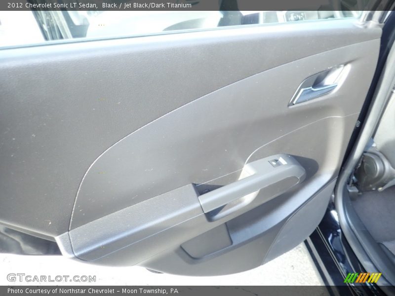 Black / Jet Black/Dark Titanium 2012 Chevrolet Sonic LT Sedan