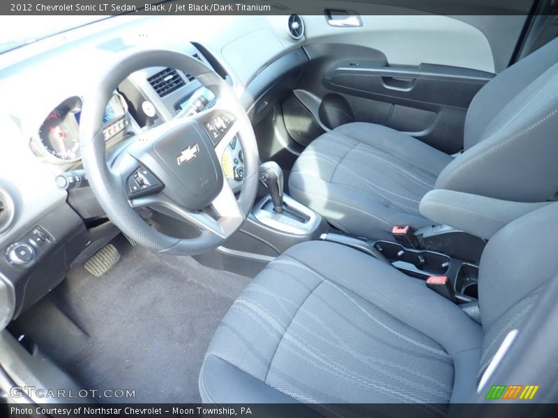 Black / Jet Black/Dark Titanium 2012 Chevrolet Sonic LT Sedan