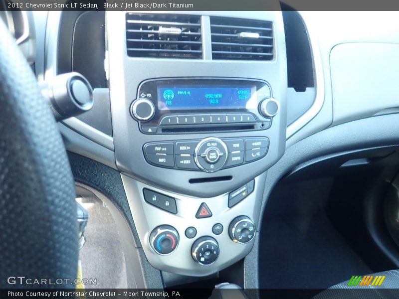 Black / Jet Black/Dark Titanium 2012 Chevrolet Sonic LT Sedan