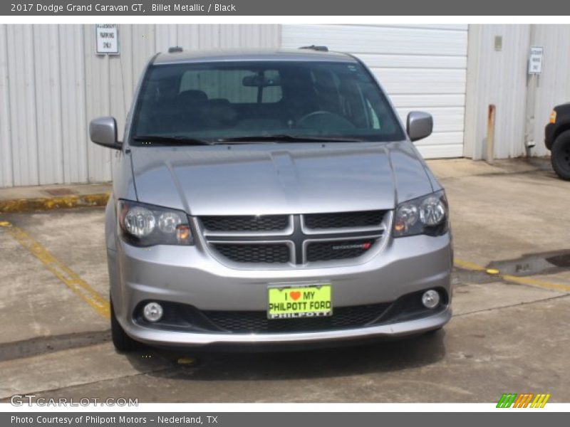 Billet Metallic / Black 2017 Dodge Grand Caravan GT