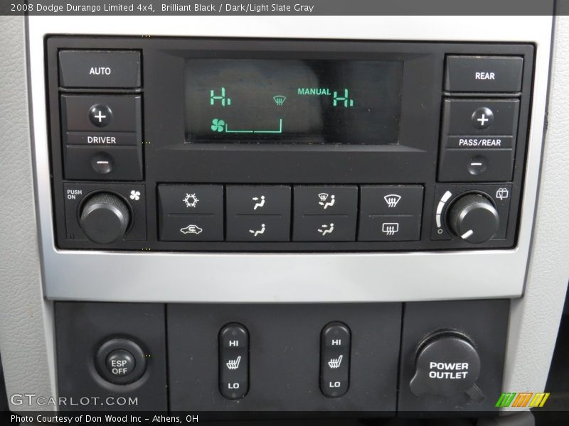 Brilliant Black / Dark/Light Slate Gray 2008 Dodge Durango Limited 4x4