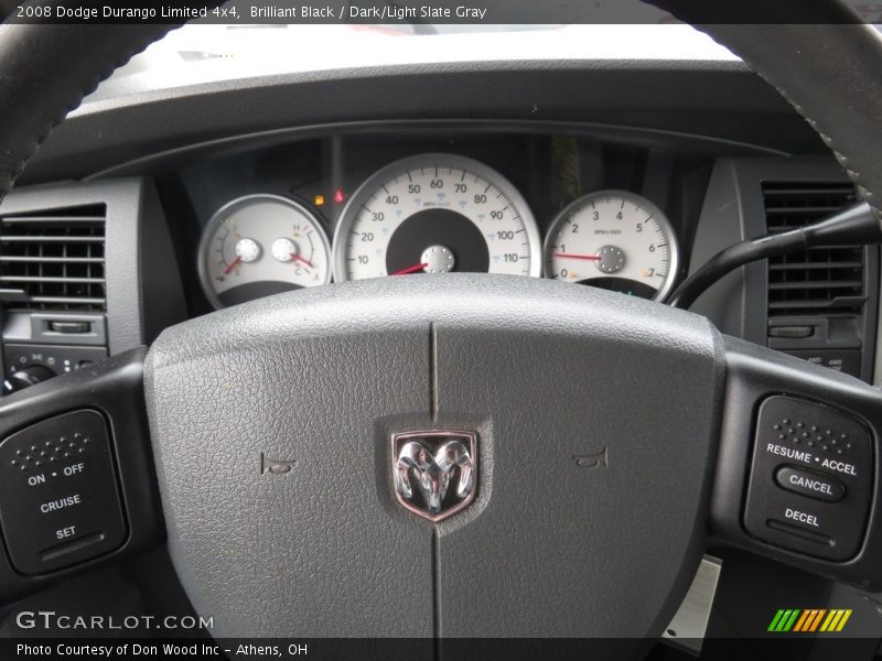 Brilliant Black / Dark/Light Slate Gray 2008 Dodge Durango Limited 4x4