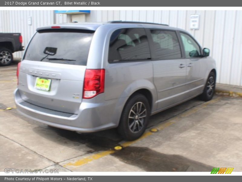 Billet Metallic / Black 2017 Dodge Grand Caravan GT