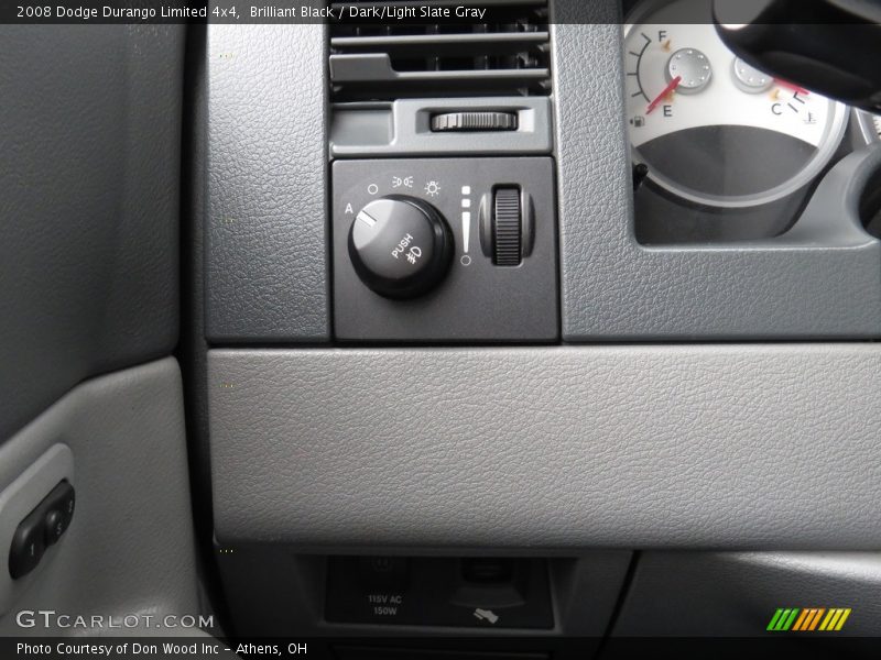 Brilliant Black / Dark/Light Slate Gray 2008 Dodge Durango Limited 4x4