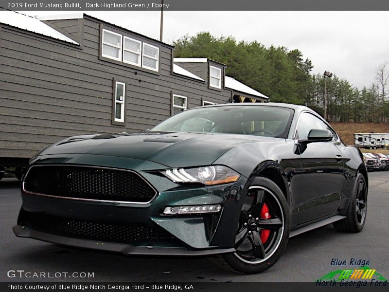 Dark Highland Green / Ebony 2019 Ford Mustang Bullitt